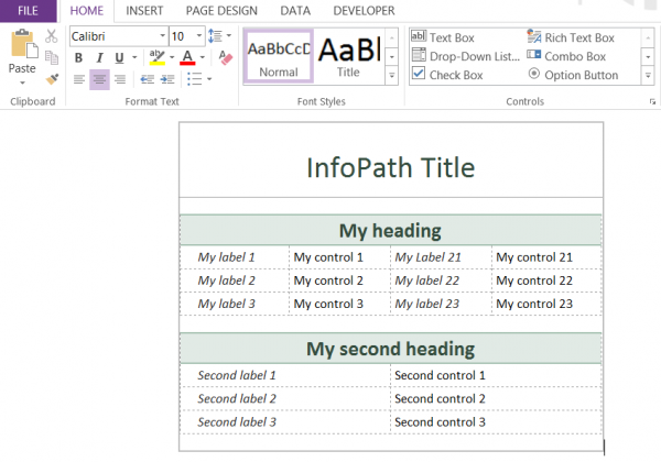 How To Guides How To Create And Publish Infopath 2013 Template To A Sharepoint 2013 Plexhosted Infopath Designer 2013 Templates